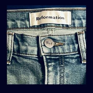 Reformation High and Skinny Jean 27